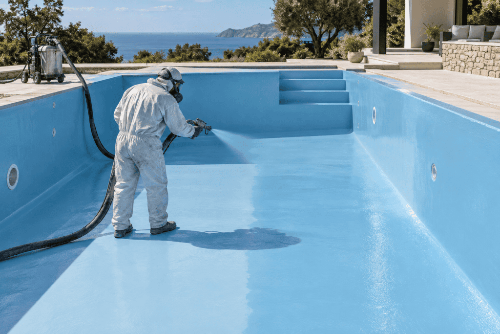 poliurea para piscinas